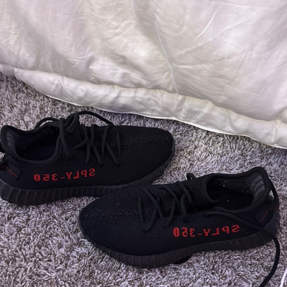 Yeezy Other - Yeezy Black and Red Sneakers